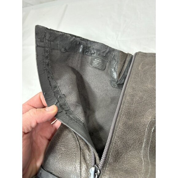 VINCE CAMUTO WEXLE GRAY LEATHER RIDING BOOTS SIZE 9.5 M - Picture 13 of 14